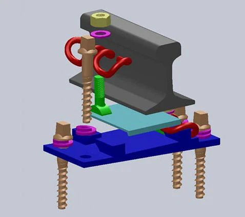 Railroad Elastic Clips SKL12